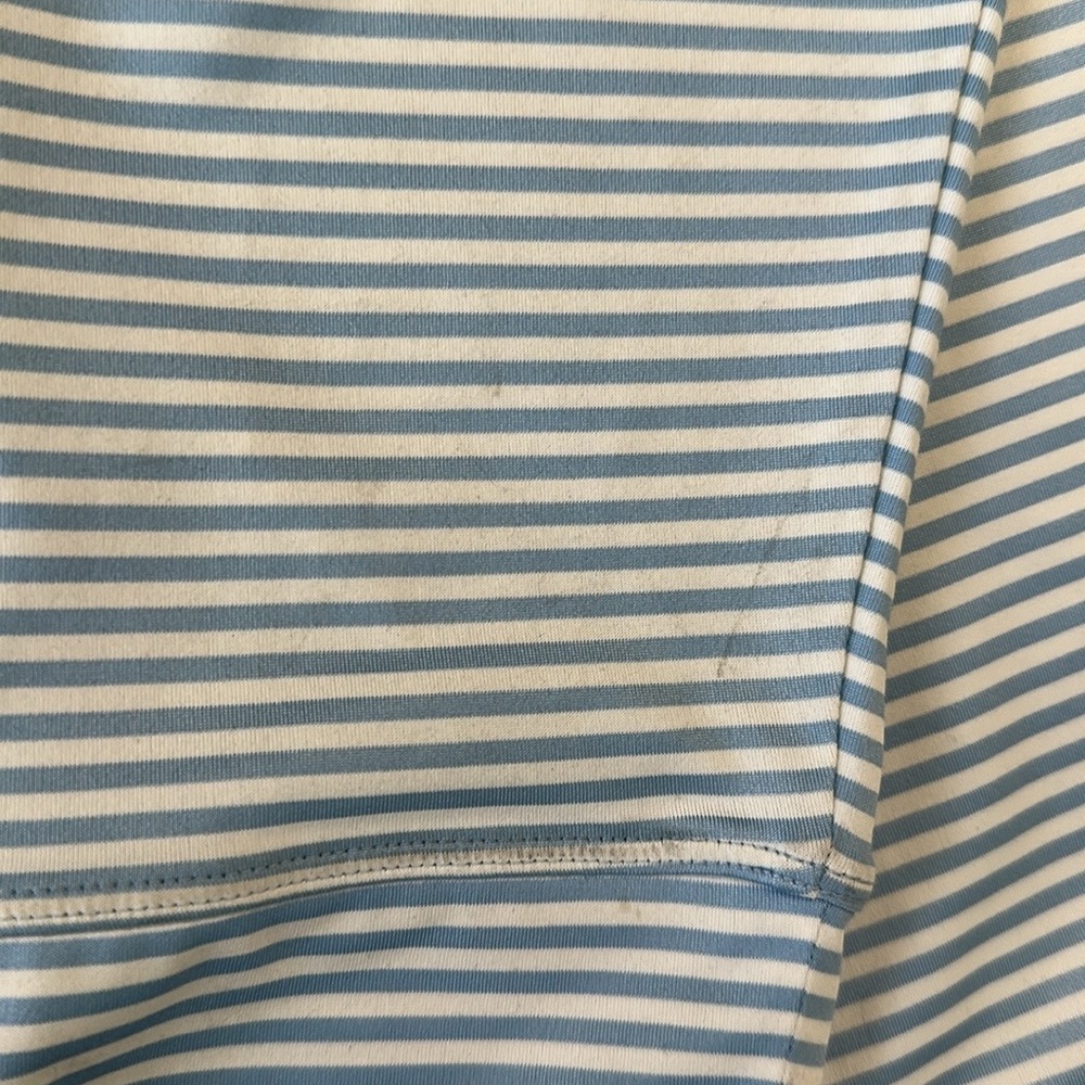 Coolibar St Andrews Striped Long Sleeve Golf Polo - Picture 9 of 9